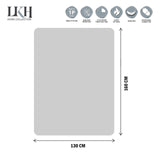 Luxury Electric Heated Throw Shaggy Fleece Cosy Over Blanket Double Single King