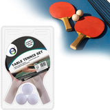 Table Tennis Racket Ping Pong Set 2 Bats, 3 Balls, 2 Players Game Set Premium