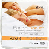 Electric Heated Blanket Thermal Cosy Fast 3 Heat Settings Dual Control King
