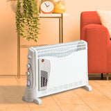 PORTABLE 2KW CONVECTOR HEATER WITH TIMER & TURBO HOME ELECTRIC THERMOSTAT WINTER