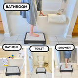 2x Anti Slip Half Step Platform Disability Aid Door Walking Outdoor Indoor