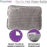 🔥Electric Hot Water Bottle Rechargeable Heat Pad Plush Warmer Massaging Luxury