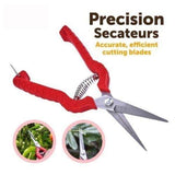Pruning Shears Strong Carbon 8" Garden Hand Pruner Secateurs Plants Tool Set
