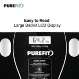 Digital Bathroom Scale Body Fat Monitor BMI Analyser Weighing Scales Weight Loss