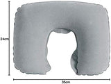 Inflatable Neck Pillow Travel Cushion Flight Soft Head Rest Air Support Cushion