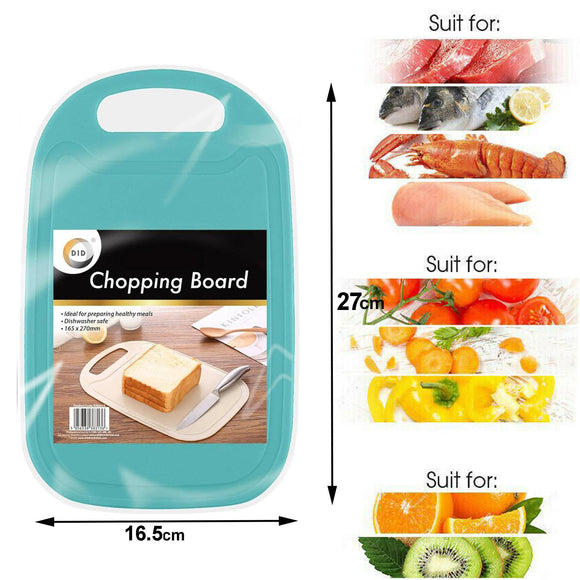 Plastic Chopping Board Baking Kitchen Cutting Board Worktop Mat Lightweight UK