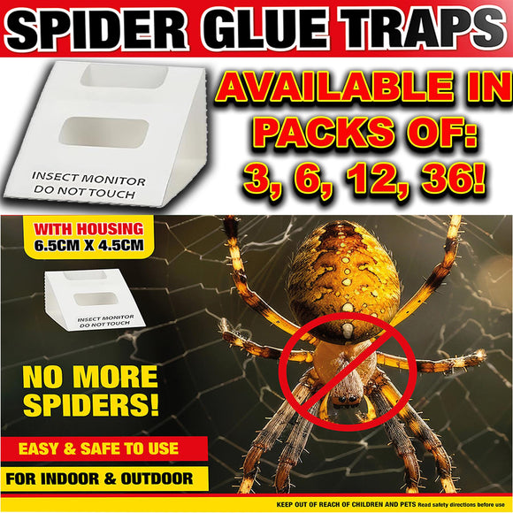 🕷️Spider Killer Traps Poison Free Crawling Insect Trap Home Safe Indoor Outdoor