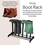 Boot Shoe Rack Wellington Fashion Boots Hanger Wellies Welly Stand Holder Dryer