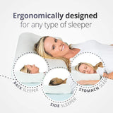 Contour Memory Foam Pillow Neck Back Support Orthopaedic Firm Head My Pillows