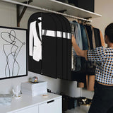 101cm Garment Carrier Bag Suit Coat Clothes Dress Cover Protector Storage Bags