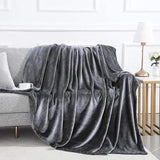 Luxury Faux Fur Throw Fleece Blanket Large Sofa Bed Mink Soft Warm Plush Double