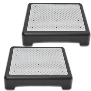 2x Anti Slip Half Step Platform Disability Aid Door Walking Outdoor Indoor