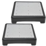 2x Anti Slip Half Step Platform Disability Aid Door Walking Outdoor Indoor