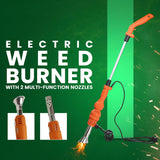 Electric Weed Burner Wand Hot Air Blaster Torch Garden Weed Killer Remover 2000W