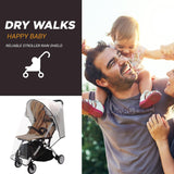 Baby Buggy Rain Cover Universal Raincover Pushchair Stroller Pram Weather Shield