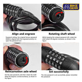 Heavy Duty Security Lock U Shape Chain Bike Bicycle Motorbike Scooter Shed Gate