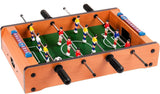 Wooden Football Table Top Foosball Soccer Game Set Kids Family Desktop Toy Gift