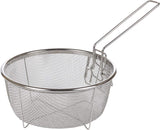 26cm 9" Non Stick Chip Pan Fryer Deep Fry Cooking Pot Lid Basket Set Saucepan