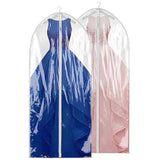 2x 183cm Long Dress Bags Clothes Suit Cover Storage Travel Garment Bag Zip Up