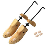 2x Shoe Tree Stretcher Wooden Shaper Men Adjustable Bunion Corn Blister Size6-12