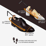 2x Shoe Tree Stretcher Wooden Shaper Men Adjustable Bunion Corn Blister Size6-12