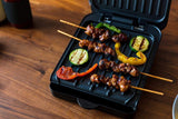 🔥GEORGE FOREMAN SMALL FIT GRILL GRIDDLE HOT PLATE BBQ MEAT FISH TOASTIE MAKER