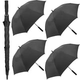 4x Deluxe Golf Umbrella  Auto Open Strong Wind Rain Sun Resistant 8 Rib Travel