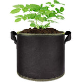 10L Fabric Pot Container Grow Bag Pot Plant Breathable Hydroponics Planter