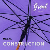 Large Windproof Umbrella Strong Automatic Folding Travel 8,10 Ribs Brolly Rain
