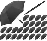 24x Deluxe Golf Umbrella  Auto Open Strong Wind Rain Sun Resistant 8 Rib Travel