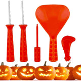 5 pcs Pumpkin Carving Tool Set Halloween Designs DIY Craft Tools Kit Party