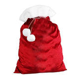 Giant Santa Sack Red Velvet Christmas Xmas Present Gift Bag XXL 100x75cm Luxury
