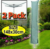 Waterproof Rotary Washing Line Cover Clothes Airer Garden Parasol Umbrellas