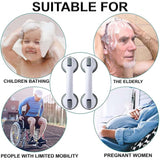 SAFETY SUPPORT HAND RAIL HANDLE BARS GRIP GRAB SUCTION BATH BATHROOM SHOWER