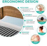 Cooling Pillow Orthopedic Memory Foam Contour Cervical Gel Head Neck Back Sleep