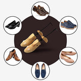 2x Shoe Tree Stretcher Wooden Shaper Men Adjustable Bunion Corn Blister Size6-12