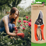 2x Gardening Bypass Pruning Shears Secateurs Garden Trimmer Hand Pruner Scissors