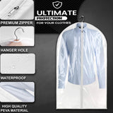 Suit Covers Long Dress Bags Clothes Storage Travel Hanging Garment Bag Cover