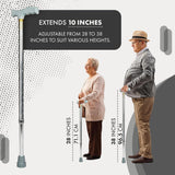 Aluminium Walking Stick Lightweight Walking Cane Aid Durable Adjustable Non Slip