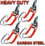 4x Gardening Bypass Pruning Shears Secateurs Garden Trimmer Hand Pruner Scissors
