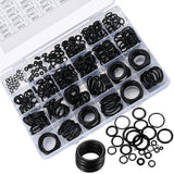 50pc Assorted O RING SET Black Rubber Seals Tap Sink Washers Plumbing Air Gas