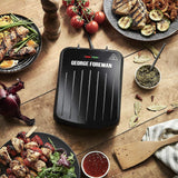🔥GEORGE FOREMAN SMALL FIT GRILL GRIDDLE HOT PLATE BBQ MEAT FISH TOASTIE MAKER