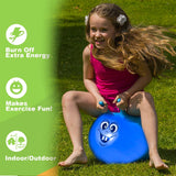 18" INCH LARGE JUMP BOUNCE SPACE HOPPERS RETRO BALL KIDS OUTDOOR INDOOR EXERCISE