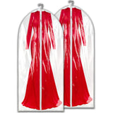 2x 183cm Long Dress Bags Clothes Suit Cover Storage Travel Garment Bag Zip Up