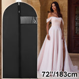 72" Hanging Suit Long Dress Coat Travel Bag Extra Large Clothes Cover Storage UK
