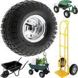 10" PNEUMATIC SACK TRUCK TROLLEY WHEEL BARROW TYRE HEAVY DUTY WHEEL 4.10/3.5-4.0