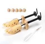 2x LADIES WOMENS SHOE STRETCHERS TREE WOODEN SHAPER BUNION CORN SIZE 3-8