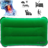 Air Inflatable Camping Pillow Travel Cushion Back Neck Lumbar Support Waterproof