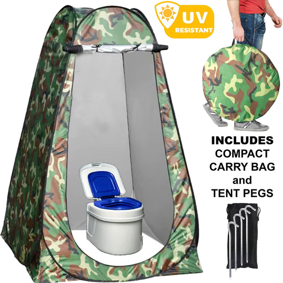 Pop Up Privacy Tent Portable Camping Shower Toilet Outdoor Beach Changing Room