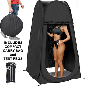 Pop Up Privacy Tent Portable Camping Shower Toilet Outdoor Beach Changing Room